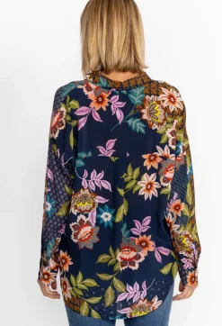 New Johnny Was Lotus Blouse Delfino