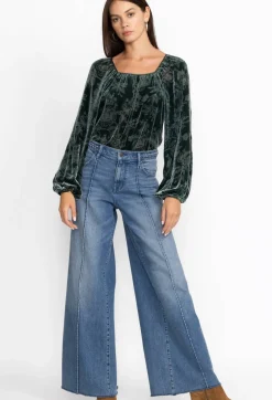 Best Johnny Was Maldives Wide Leg Jean Medium Wash