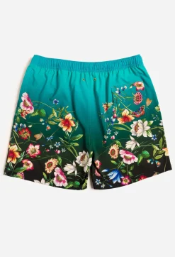 New Johnny Was Mens Swim Trunk Ombre Garden