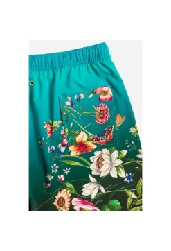 New Johnny Was Mens Swim Trunk Ombre Garden