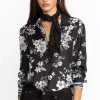Discount Johnny Was Mia Heat Transfer Scarf Black