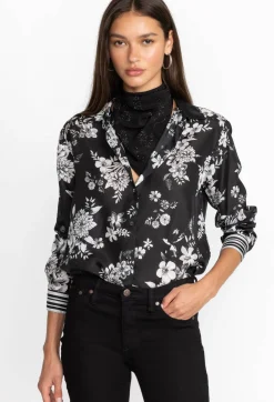 Discount Johnny Was Mia Heat Transfer Scarf Black