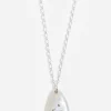Hot Johnny Was Moonlight Monstone Necklace Silver