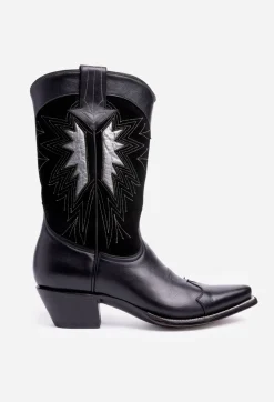 Clearance Johnny Was Night Sky Cowboy Boot Black