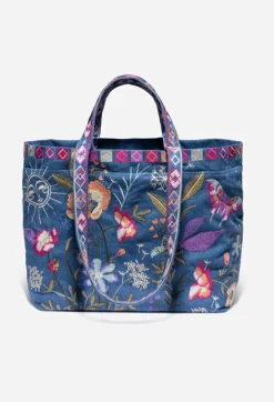Best Johnny Was Nila Travel Tote Denim Blue