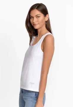 Discount Johnny Was Organic Cotton Essential Tank Bright White