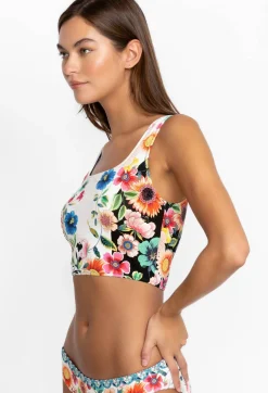 Outlet Johnny Was Palace Tank Bikini Top Evening