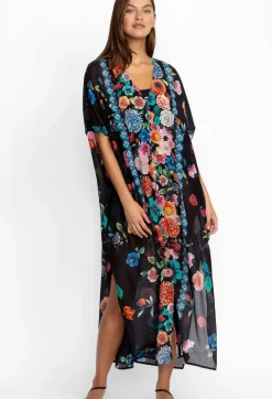 Johnny Was Palace V-Neck Kaftan Evening
