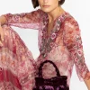 Clearance Johnny Was Palmira Velvet Pouch Eggplant