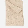 Outlet Johnny Was Pom Pom Throw Blanket Ivory