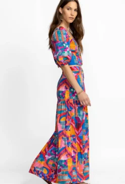 Clearance Johnny Was Poplin Skirt Summer Daydream