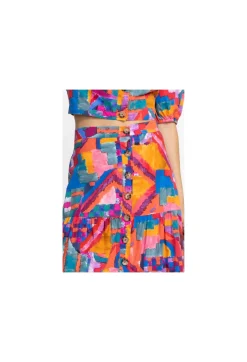 Clearance Johnny Was Poplin Skirt Summer Daydream