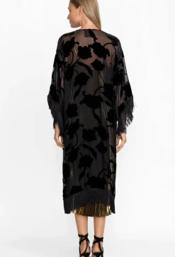 Best Johnny Was Queen Silk Kimono Black