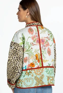 Johnny Was Quilted Patch Pocket Jacket Liliana