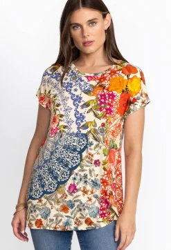 Johnny Was Relaxed Dolman Sleeve Tunic Tango