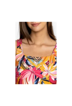 Sale Johnny Was Reversible Compression Tank Golden Rose