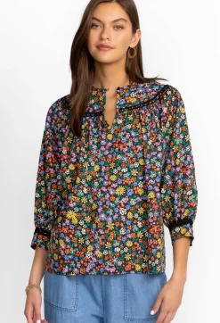 Clearance Johnny Was Risa Poplin Blouse Multi