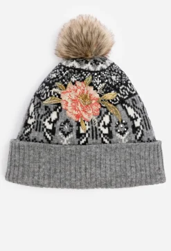 Discount Johnny Was Sammy Fairisle Beanie Charcoal