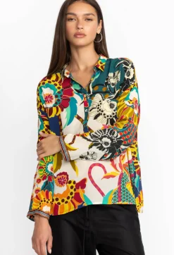 Outlet Johnny Was Seline Blouse Kimbra