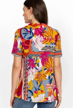 Outlet Johnny Was Short Sleeve Swing Polo Rachel May