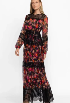 Online Johnny Was Silk Maxi Dress Flora