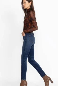Johnny Was Skinny Jean Darkwash3