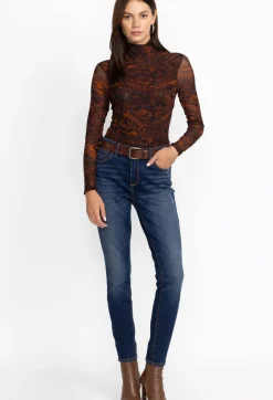 Johnny Was Skinny Jean Darkwash3