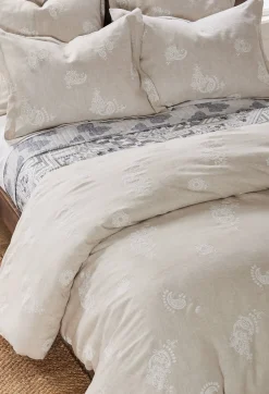 Hot Johnny Was Skyler Eyelet Linen Euro Single Sham Sand