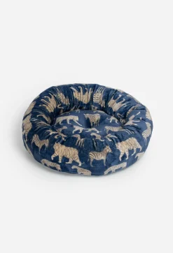 New Johnny Was Small Dog Bed Blue Tiger