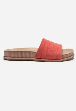 Best Johnny Was Solid Stitch Sandal Coral