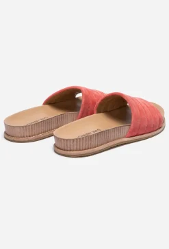 Best Johnny Was Solid Stitch Sandal Coral