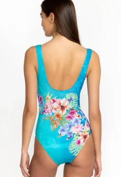 New Johnny Was Square Neck One Piece Water Tropic