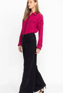 Clearance Johnny Was Suki Wide Leg Jean Black