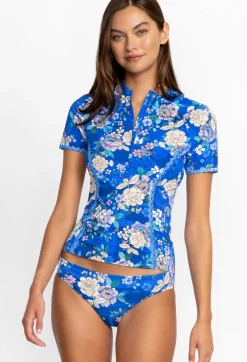 Discount Johnny Was Surf Shirt Blue Dove