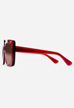 Discount Johnny Was Sutton Sunglasses Solid Red