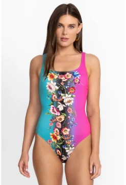 Clearance Johnny Was Tank One-Piece Ombre Garden