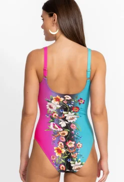 Clearance Johnny Was Tank One-Piece Ombre Garden