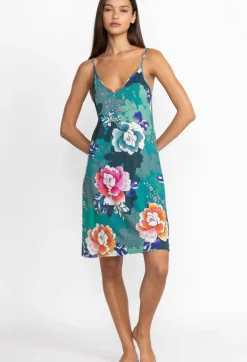 Johnny Was The Brigette Cami Sleep Dress Tura Turquoise