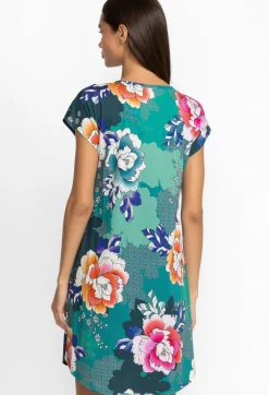 Discount Johnny Was The Brigette Cap Sleeve Dress Tura Turquoise