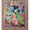 Hot Johnny Was Travel Blanket Peacock