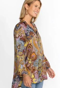 Outlet Johnny Was Tunic Sandalwood