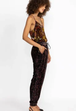 Outlet Johnny Was Velvet Jogger French Leopard
