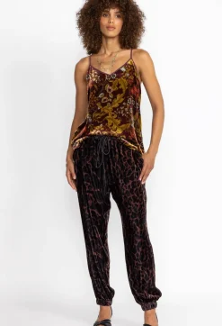 Outlet Johnny Was Velvet Jogger French Leopard
