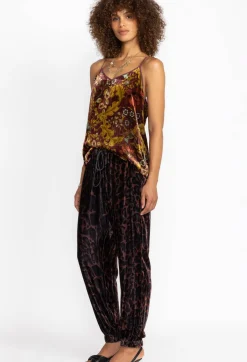 Outlet Johnny Was Velvet Jogger French Leopard