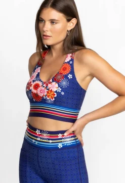 Discount Johnny Was V-Front Sports Bra Pajaro
