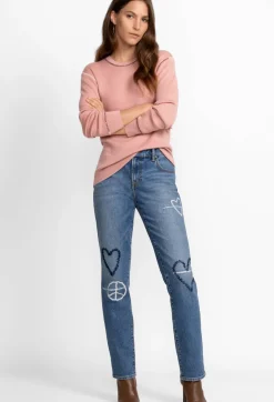 Sale Johnny Was Woodstock Boyfriend Jean Destroyed Indigo