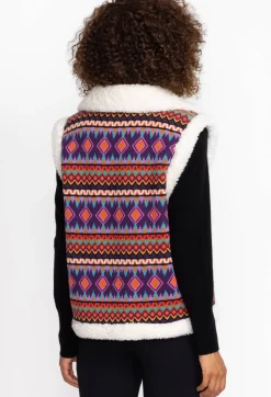 Online Johnny Was Yuya Sherpa Reversible Vest Multi