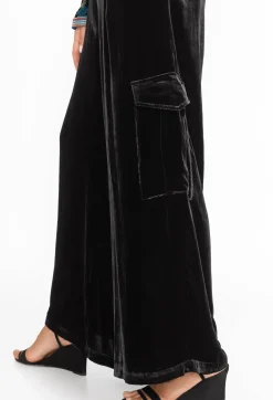Discount Johnny Was Zatima Silk Cargo Pant Black