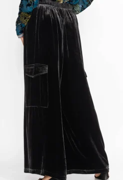 Discount Johnny Was Zatima Silk Cargo Pant Black