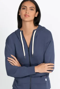 Sale Johnny Was Zip Hoodie Side Slits Outer Space